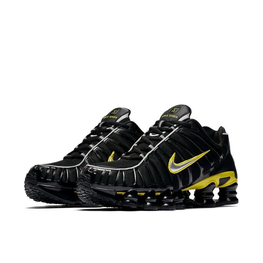 NEW Nike Shox TL Black Dynamic Yellow CN0151-002 Men's Size 11.5